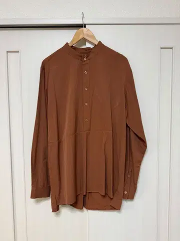 ALLEGE 밴드 카라 풀오버 셔츠