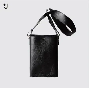 UNIQLO/질 샌더 콜라보 소가죽 레더 숄더백