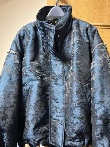 HARE 이번 시즌 블루종 2way 에어 서멀 자카드 블루종