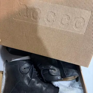 블랙 숏부츠 cocco 24.5cm 여성용