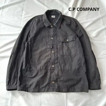 C.P COMPANY 셔츠 자켓 코튼 오버 셔츠 밀리터리