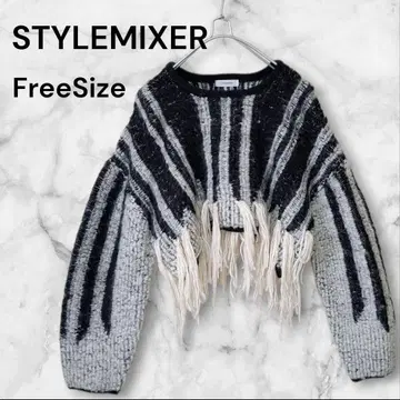 STYLEMIXER 스타일미키서 인터샤 프린지 니트