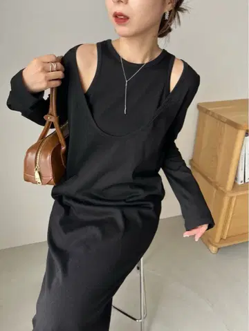 카프리슈레마쥬 2SET U넥 원피스 새상품급 FREE 프리 사이즈