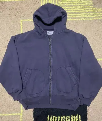 Nexus7 네이비 더블 페이스 지퍼 후드티 사이즈 L