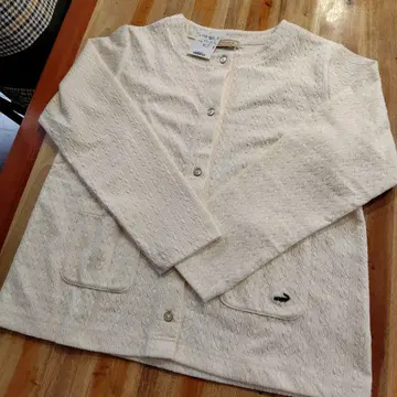 크로커다일 크루넥 케이블 디자인 가디건