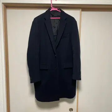 나노 유니버스 체스터 코트 네이비 M