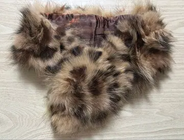 야마다야 PECHINCHAR 레오파드 퍼 머플러