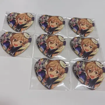 앙스타 마시로 토모야 하트형 캔뱃지