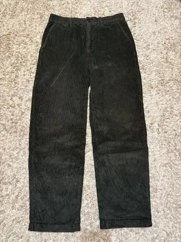 GAP 코듀로이 팬츠 짙은 녹색