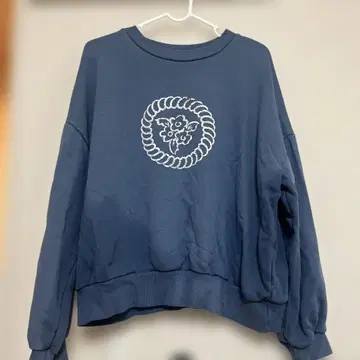 [매장 한정판] poppy 맨투맨 트레이닝복 파란색