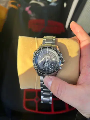 Seiko 크로노그래프 다크 그레이