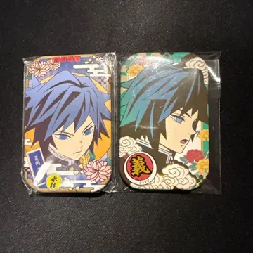 귀멸의 칼날 마루카쿠 캔뱃지 토미오카 기유 세트