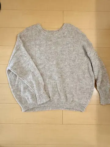 모헤어라이크 시어 니트 미스틱 mistic 브라운