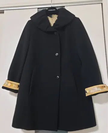 컨디션 최상 레오나르 캐시미어 코트 루즈핏 40 오버 사이즈