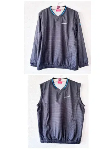 브릿지스톤 풀오버 윈드 브레이커 2WAY 블랙 남성용 LL