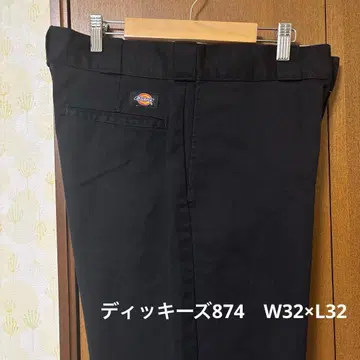 Dickies 디키즈 874 W32 L32 블랙 치노 팬츠