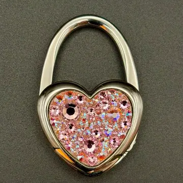 컨디션 최상 Swarovski 스와로브스키 참 백 행거 하트