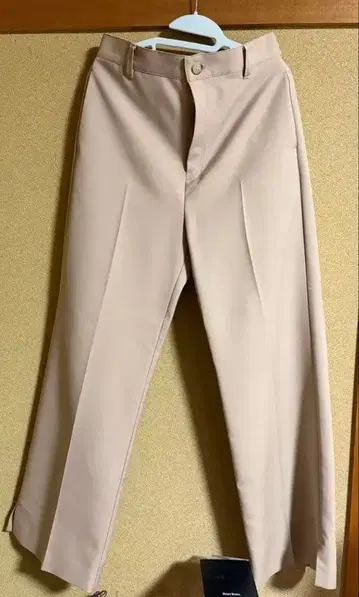 [ audrey and john wad ] 핑크 베이지 슬랙스