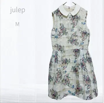 [새상품급] 줄렙 라운드 칼라 슬리브리스 원피스 F 성숙/러블리