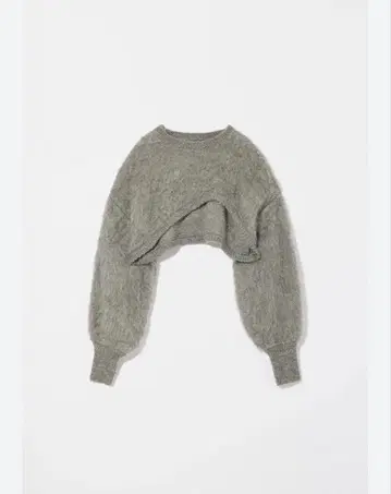 Eaphi FLUFFY WAVE KNIT 그레이