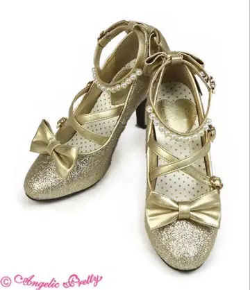 Angelic Pretty party 글리터 신발 M