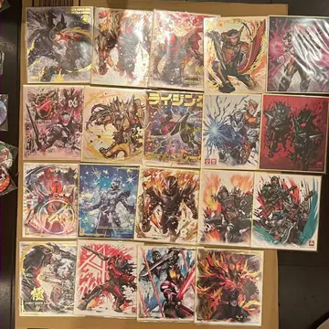 가면라이더 색지 아트 19장 묶음 판매