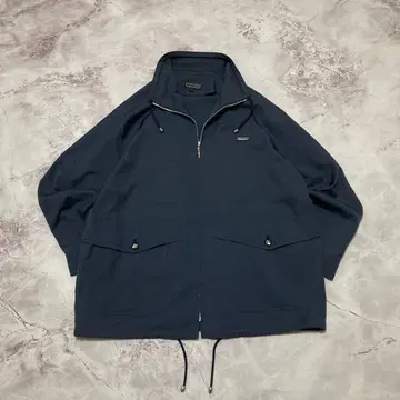 빈티지 90s 나일론 자켓 집업 네이비 밑단 조임