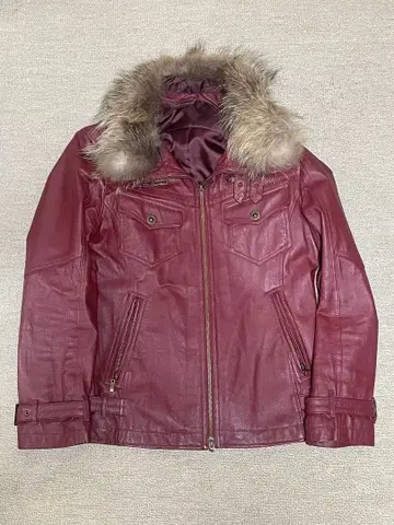 A.S.M 가죽 자켓 퍼 포함