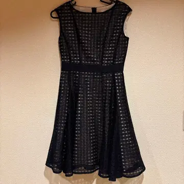 STRAWBERRY-FIELDS 레이시 체크 원피스