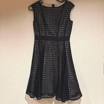 STRAWBERRY-FIELDS 레이시 체크 원피스