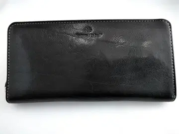 내추럴 라이프 블랙 가죽 장지갑