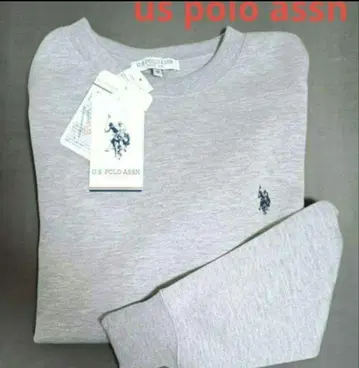 택 포함 미사용품 유에스플로어슨 맨투맨 트레이닝복 그레이 남성용