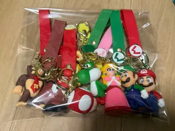 슈퍼 마리오 캐릭터 키링 8개 세트