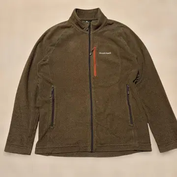 mont-bell 몽벨 CLIMAPLUS 플리스 자켓 남성용 L 브라운