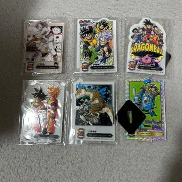 1번 복권 드래곤볼 40주년 아크릴 6장 세트