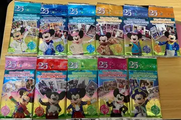 디즈니 25주년 컬렉션 카드 11개
