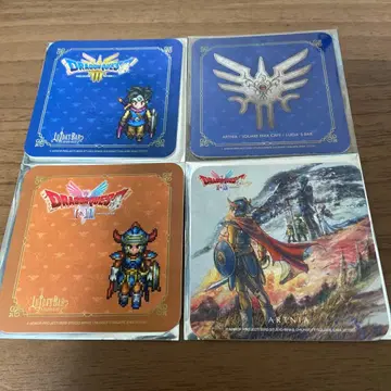 드래곤 퀘스트 코스터 4개 세트