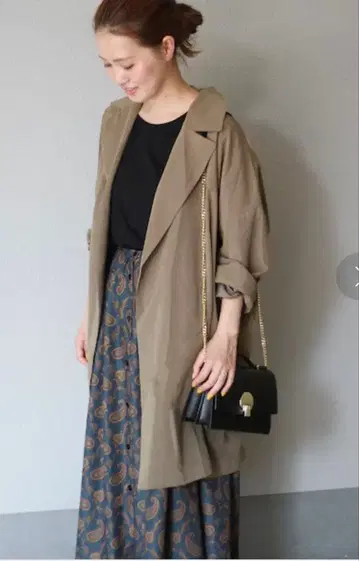 JOURNAL STANDARD relume P/Ny 돌먼 트렌치코트