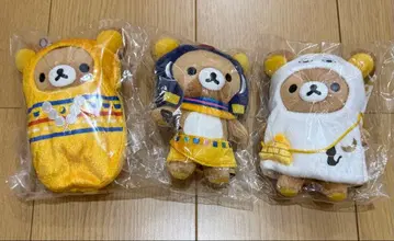 리락쿠마 봉제 인형 세트 3