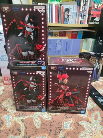 해즈빈 호텔에 오신 것을 환영합니다 모니터 탑 피규어 알래스터 & 허스크