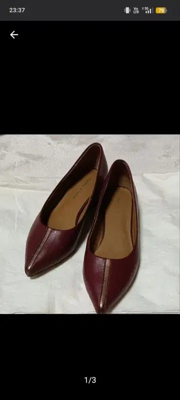 Odett e Odile 센터라인 펌프스 22.5cm 보르도