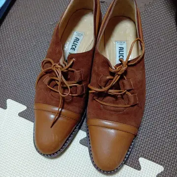 ALICE ROSS 이탈리아제 브라운 가죽 신발 23.0cm