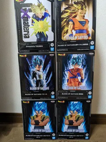 미개봉 6개 세트 드래곤볼 피규어