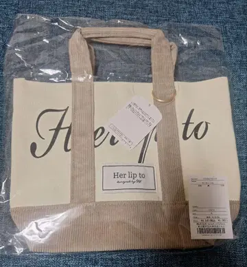 하립투 루미네 한정판 미니 토트백 ivory 아이보리