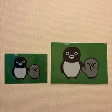 지이이익 Suica 펭귄 클리어 파일 A4 & A5