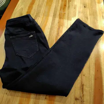 크로커다일 속기모 스트레이트 데님 팬츠