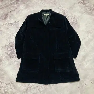 빈티지 90s 스텐카라 코트 롱 코트 블랙