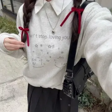 nemne store 모듬 속기모 맨투맨 그레이