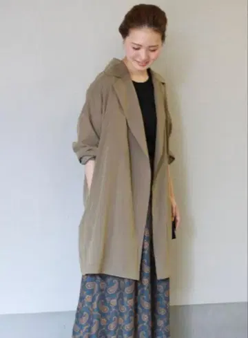 JOURNAL STANDARD relume P/Ny 돌먼 트렌치코트