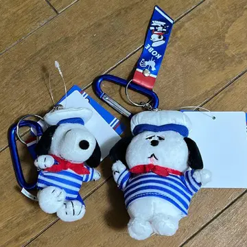 스누피 올라프 카라비너 마스코트 산노미야 마린 패턴 세트